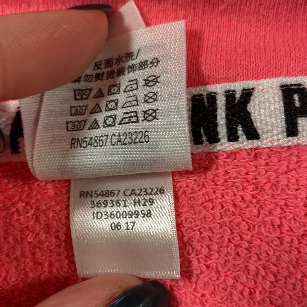 VS PINK • Funnel Neck O Ring Quarter Zip Sweatshirt - Picture 12 of 15